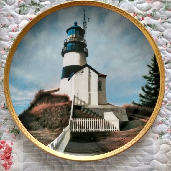 Lighthouse plate, Hamilton collection - Picture 1 of 6